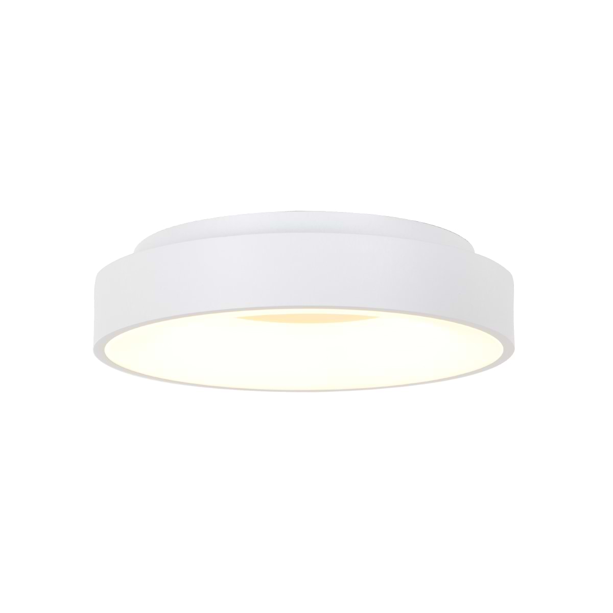 Plafondlamp rond 38cm 30w 2700k - wit - modern - Ringlede - Steinhauer