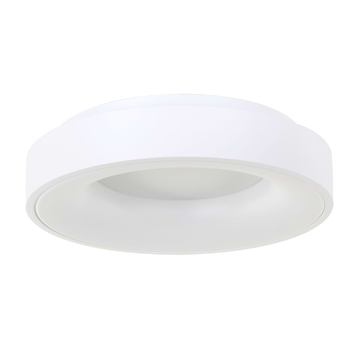 Plafondlamp rond 48cm 40w 2700k - wit - modern - Ringlede - Steinhauer
