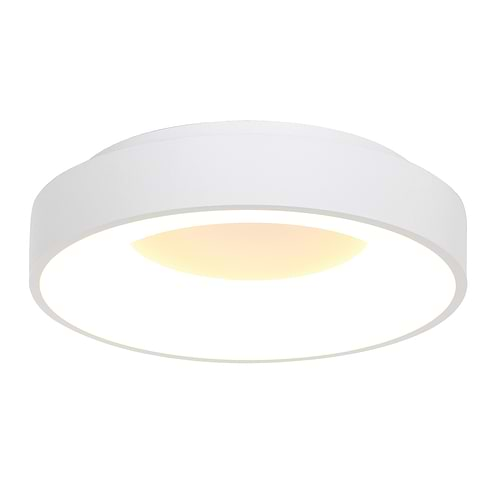 Plafondlamp rond 48cm 40w 2700k - wit - modern - Ringlede - Steinhauer