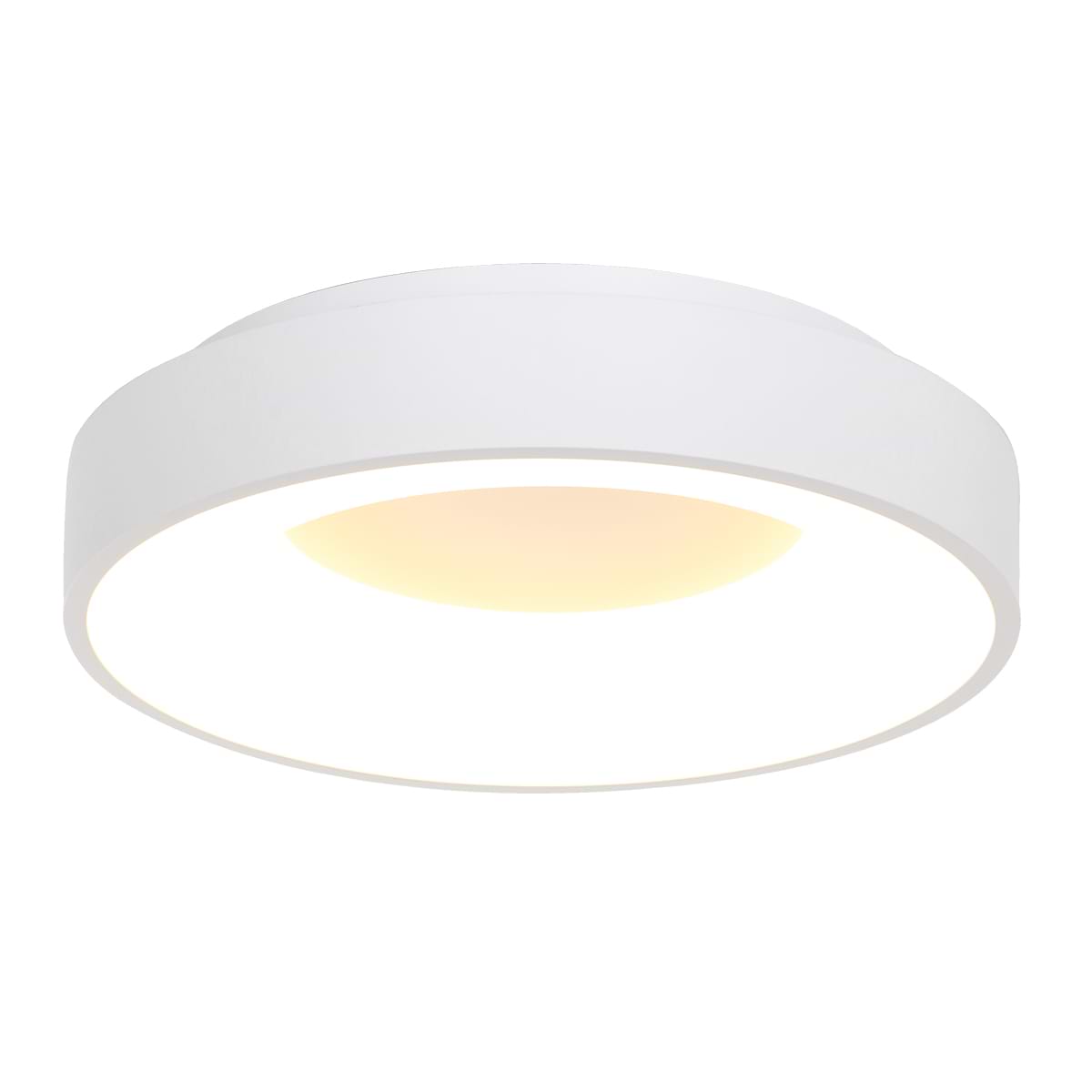 Plafondlamp rond 48cm 40w 2700k - wit - modern - Ringlede - Steinhauer