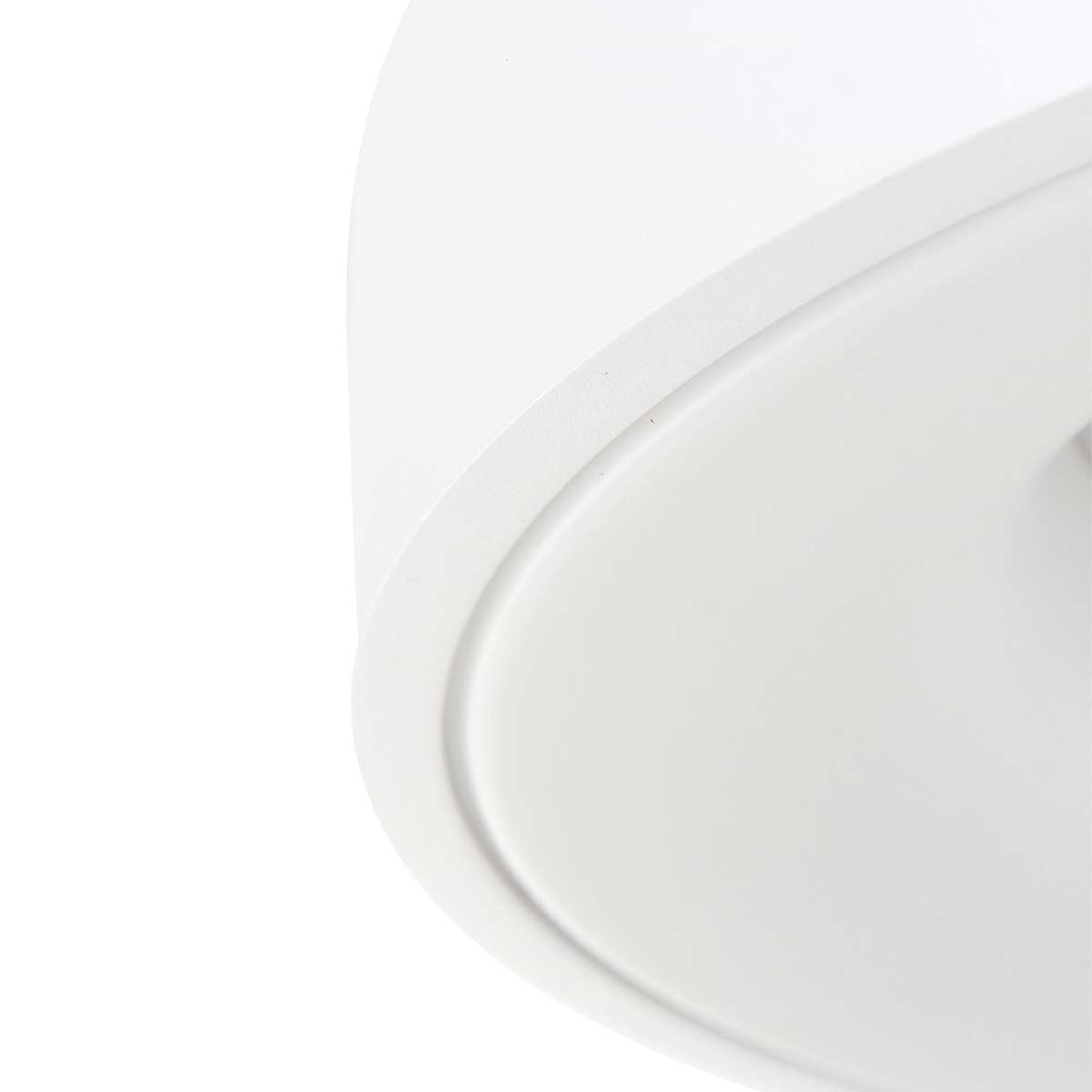 Plafondlamp rond 48cm 40w 2700k - wit - modern - Ringlede - Steinhauer