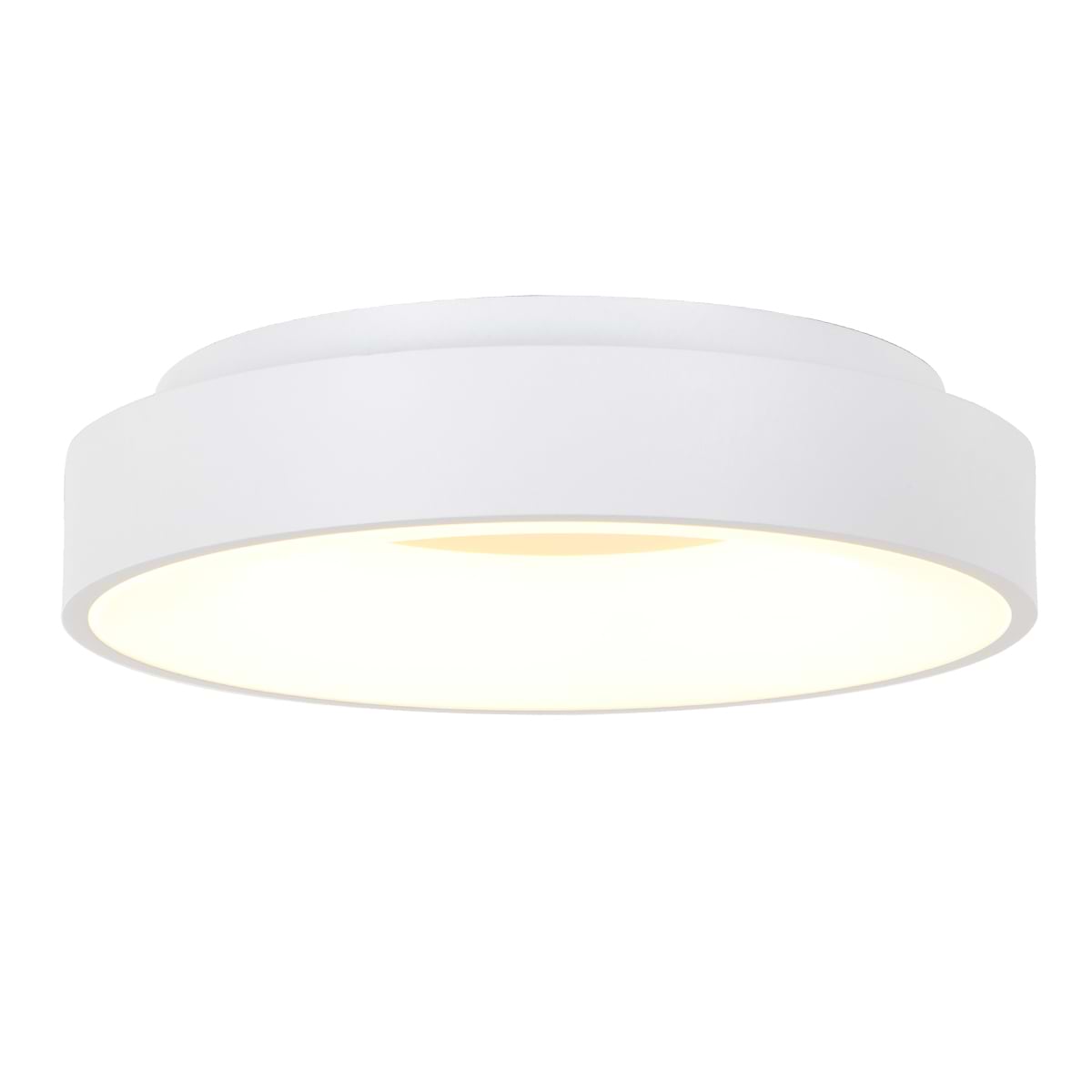 Plafondlamp rond 48cm 40w 2700k - wit - modern - Ringlede - Steinhauer