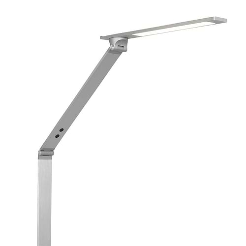 Vloerlamp 1-lichts LED - staal en wit - Serenade LED - Steinhauer