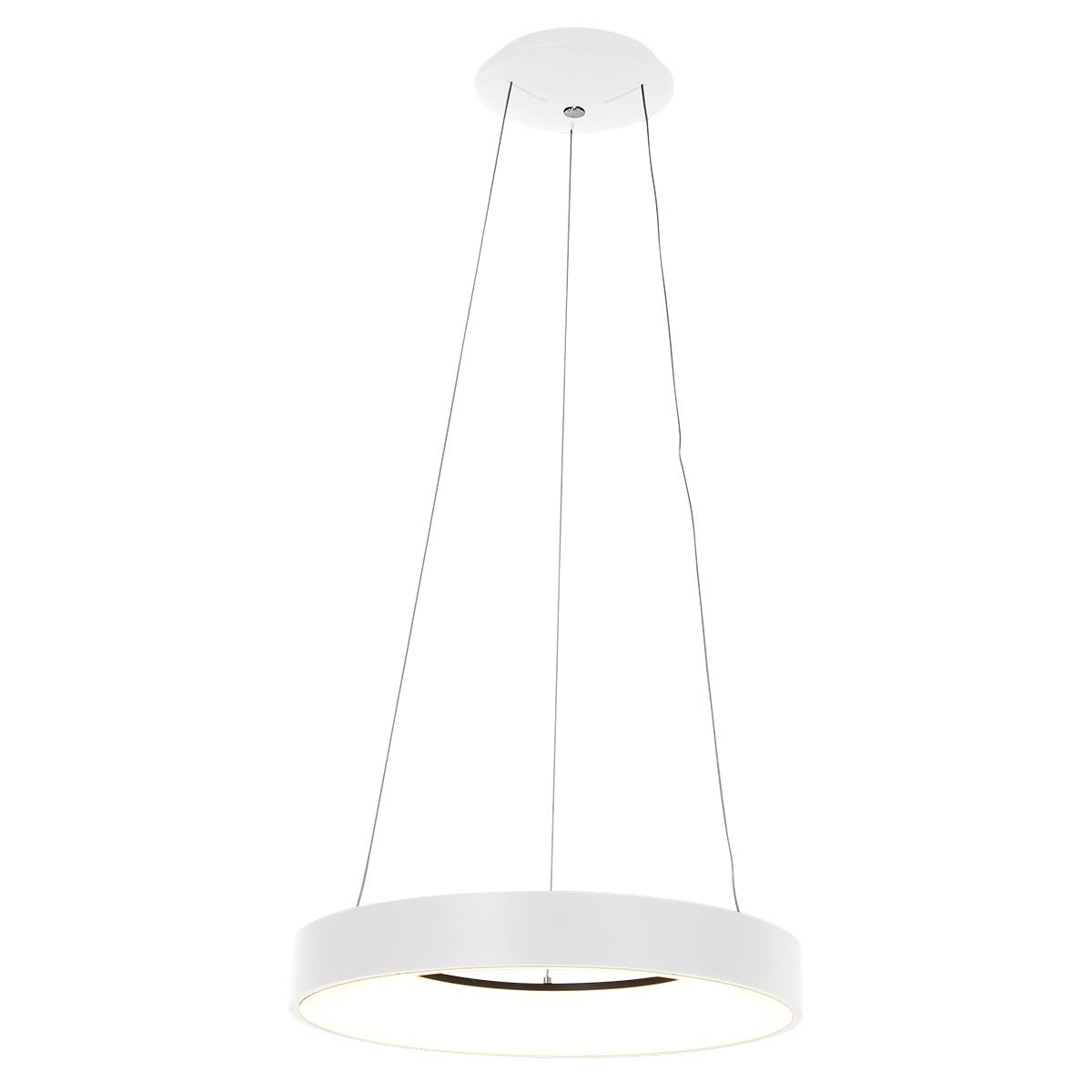 Hanglamp rond 48cm 40w 2700K - wit - Ringlede - Steinhauer