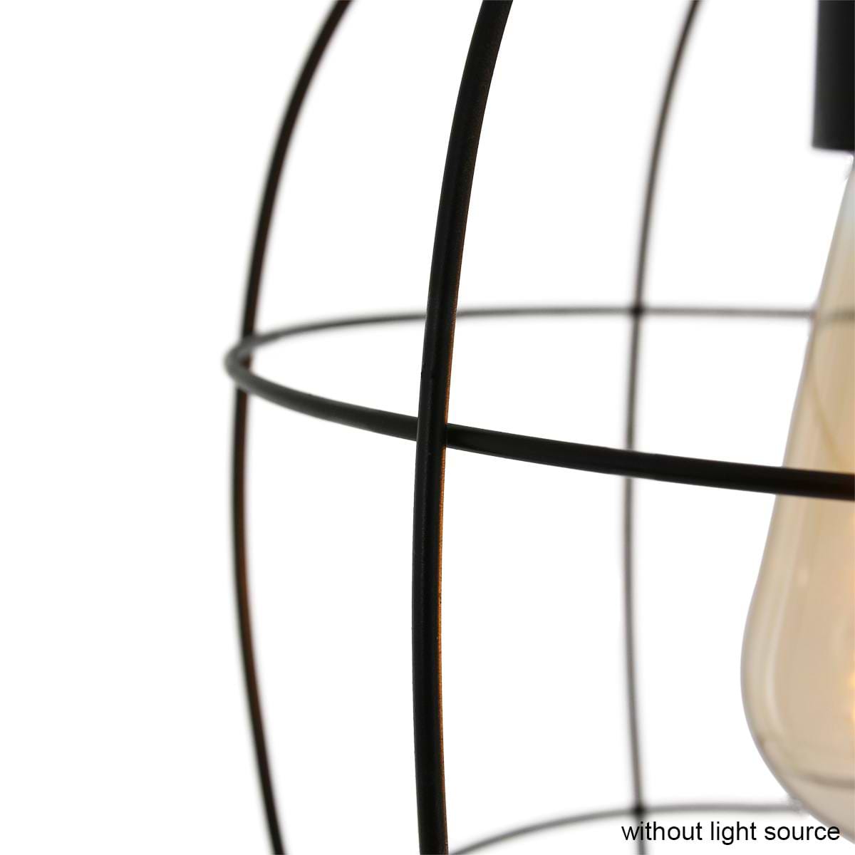 Hanglamp 1-lichts - zwart - Mimimalics - Mexlite