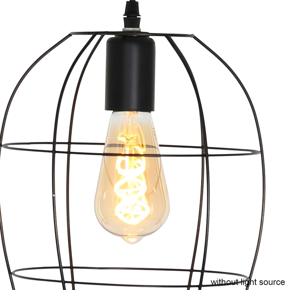 Hanglamp 1-lichts - zwart - Mimimalics - Mexlite