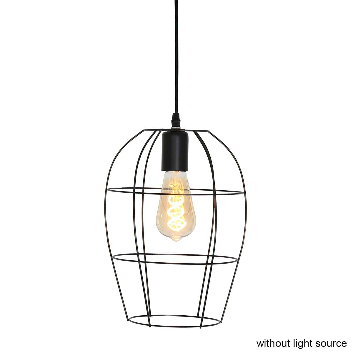 Hanglamp 1-lichts - zwart - Mimimalics - Mexlite