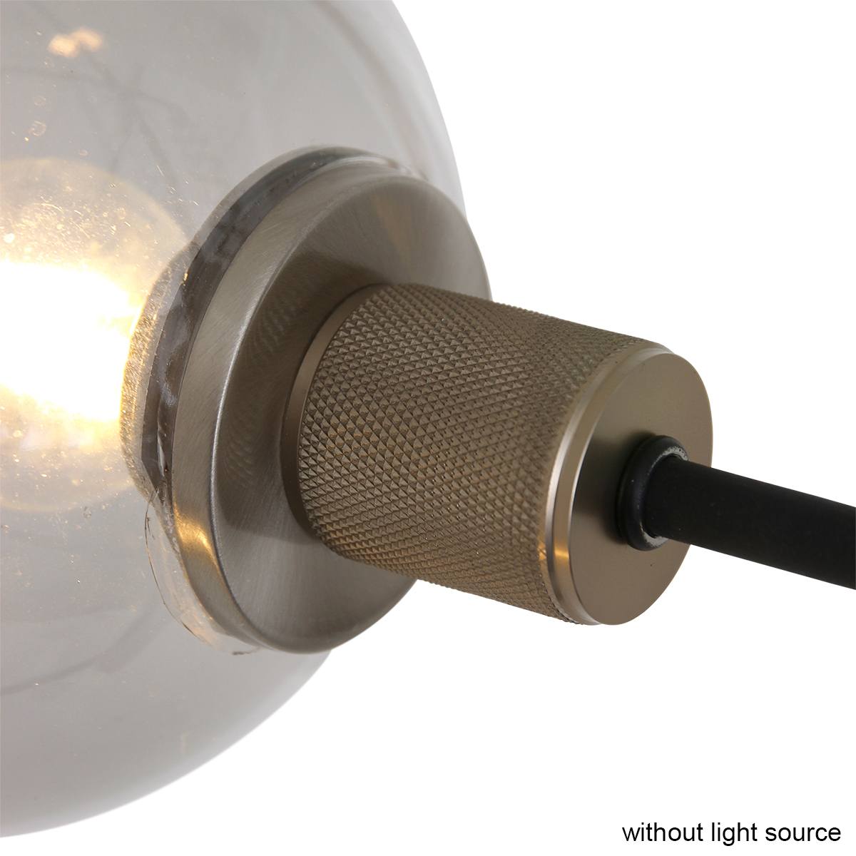 Hanglamp 6-lichts bol - zwart en grijs - Constellation - Steinhauer