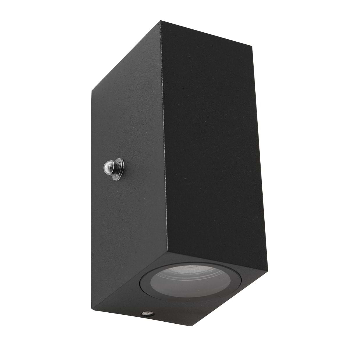 Buitenlamp -  wandlamp voor buiten -  IP54 -  2-lichts LED 4w 2700K sensor -  zwart en helder wit -  Steinhauer
