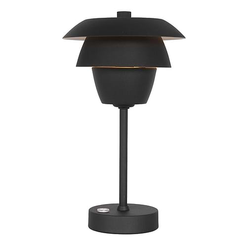 Tafellamp 1-lichts 4 steps dimbaar - zwart - Anne light & home