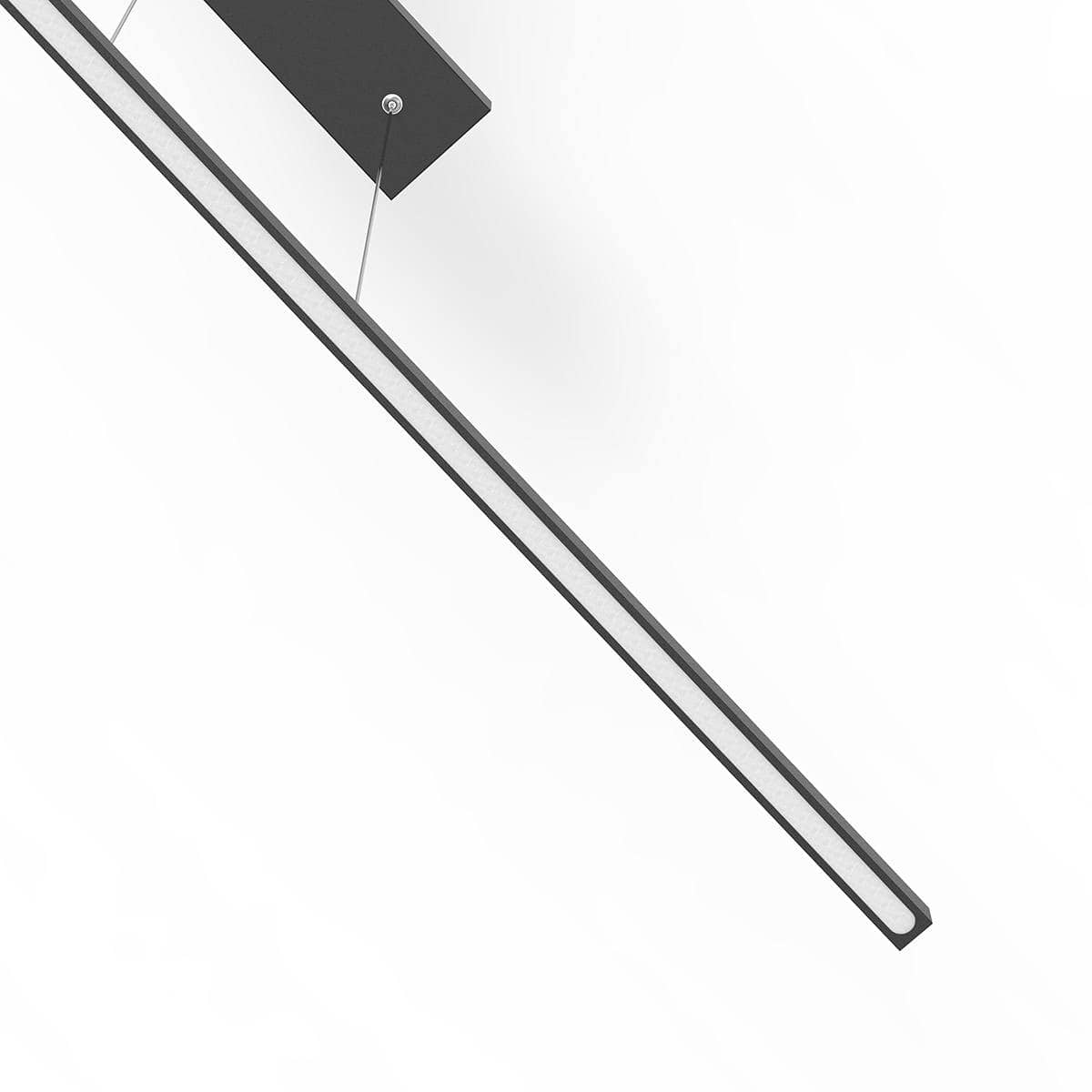Hanglamp 1-lichts LED 2700K - zwart - Light stripe - Mexlite
