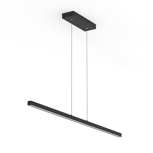 Hanglamp 1-lichts LED 2700K - zwart - Light stripe - Mexlite