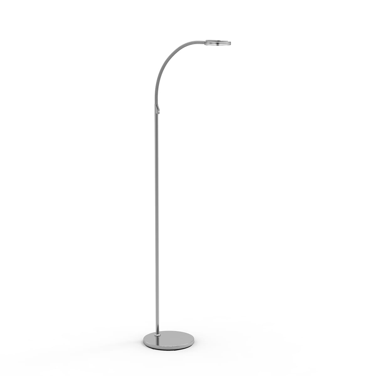 Vloerlamp 1-lichts transparant flex 10w 2200-4000K - staal - Turound light color - Steinhauer