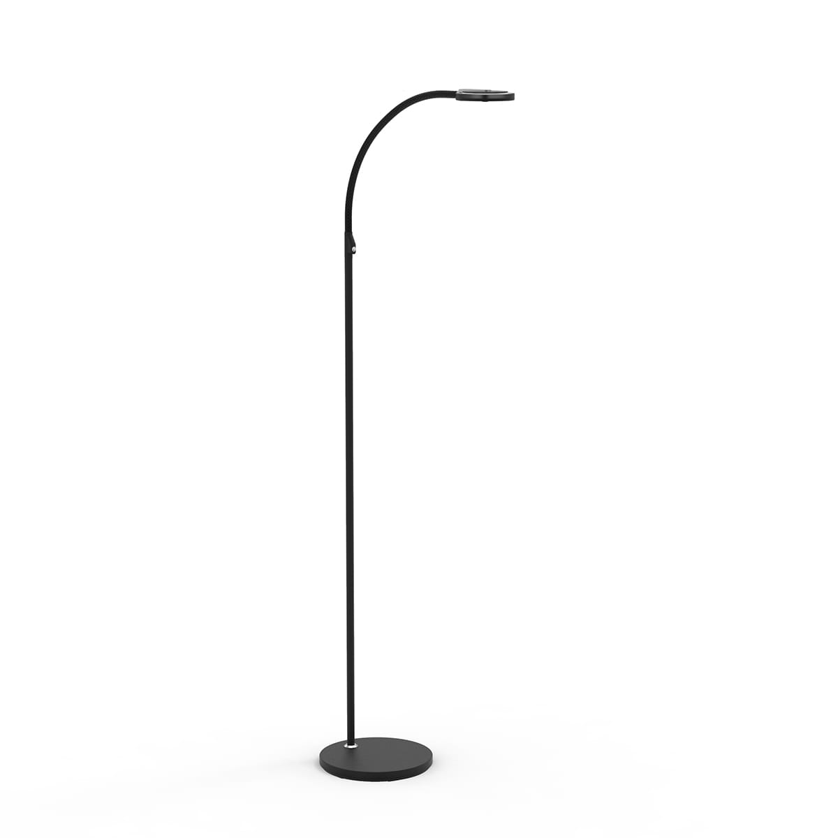 Vloerlamp 1-lichts smoke flex 10w 2200-4000K - zwart - Turound light color - Steinhauer