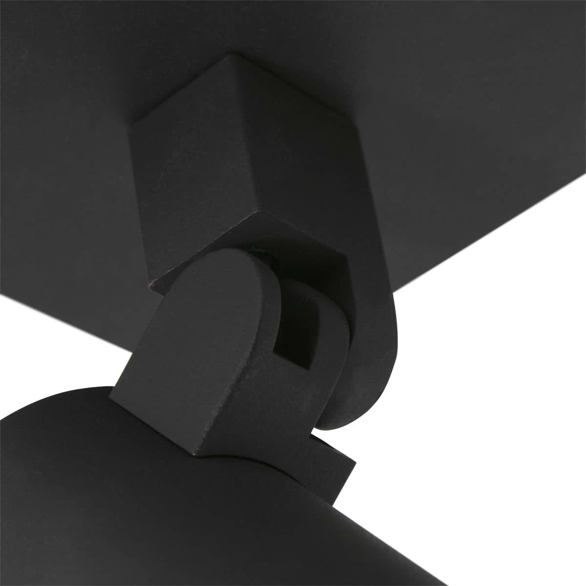 Plafondlamp -  plafondspot 1-lichts GU10 - zwart - Point noirs - Steinhauer