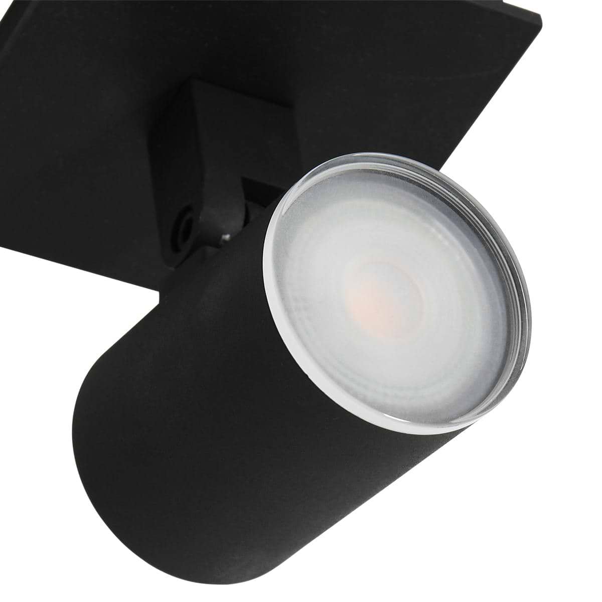 Plafondlamp -  plafondspot 1-lichts GU10 - zwart - Point noirs - Steinhauer