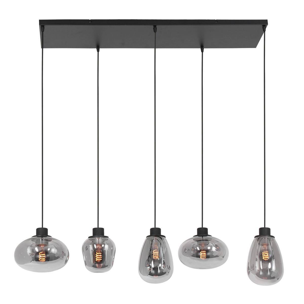 Hanglamp 5-lichts glas - Reflexion - Steinhauer