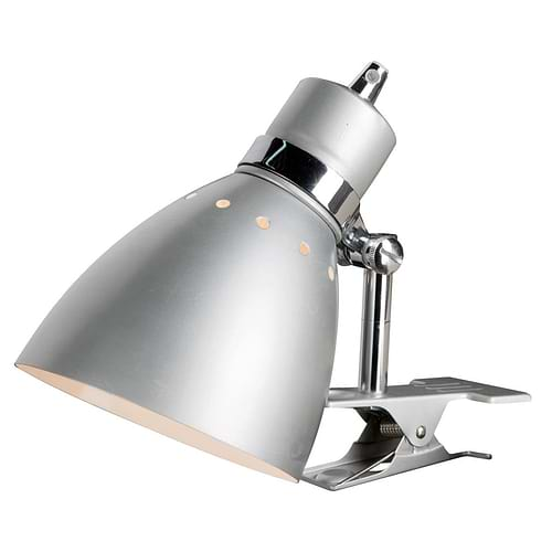 Knijpspot - industrieel - 1-lichts Metaal STEINHAUER - 6827ST - Industriële spot - Bedlamp - Spots - Wandlamp - Steinhauer - Spring - Modern - Industrieel - Staal - Stalen uitvoering - Metaal