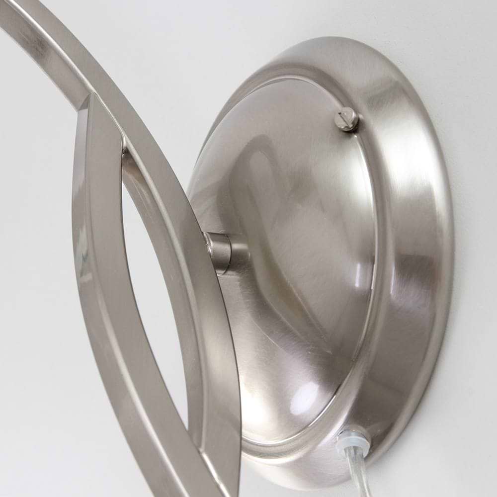 Wandlamp 1-lichts Glas STEINHAUER - 6840ST - Wandlamp- Steinhauer- Capri- Klassiek- Staal Wit - Metaal Glas