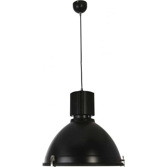 Industriële hanglamp 1-lichts Alu Groot STEINHAUER - 7277ZW - Industrie Hanglamp - Industrie lamp - Steinhauer - Warbier - Modern - Industrieel - Zwart - Metaal