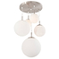 Plafondlamp - Hanglamp met vijf bollen - 1581-5 - 5-lichts Glasbollen STEINHAUER - 7376ST - Hanglamp - Plafondlamp - Steinhauer - Bollique - Modern - Wit - Bollen - Metaal Glas