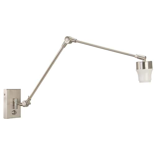 Wandlamp - leeslamp - 1-lichts Maxi Knik -armatuur- STEINHAUER - 7396ST - Wandlamp - Leeslamp - Steinhauer - Gramineus - Modern - Staal - Metaal