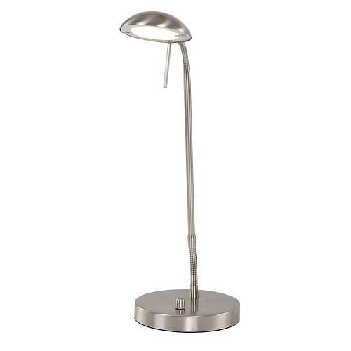 Bureaulamp - leeslamp - 1-lichts LED Metaal MEXLITE - 7502ST - Tafellamp- Bureaulamp- Mexlite- Mexlite- Klassiek- Staal  - Metaal