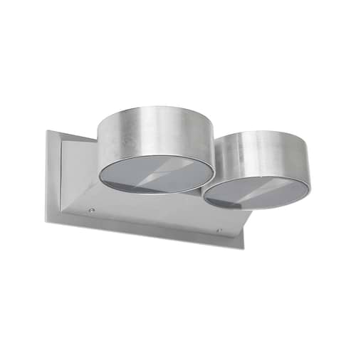 Wandlamp 2-lichts LED aluminium - staal - modern - Rajka LED - Steinhauer