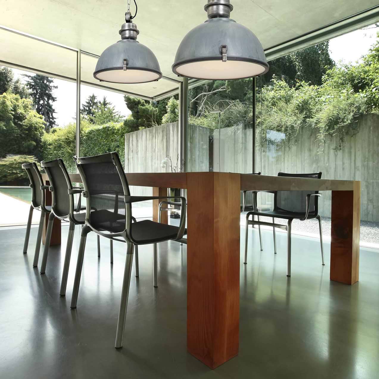 industriële hanglamp 1-lichts Industrial STEINHAUER, 7586GR, Industrie lamp, Industrie Hanglamp, Steinhauer, Bikkel, Industrieel, Trendy, Grijs, Metaal Glas - Afbeelding 6