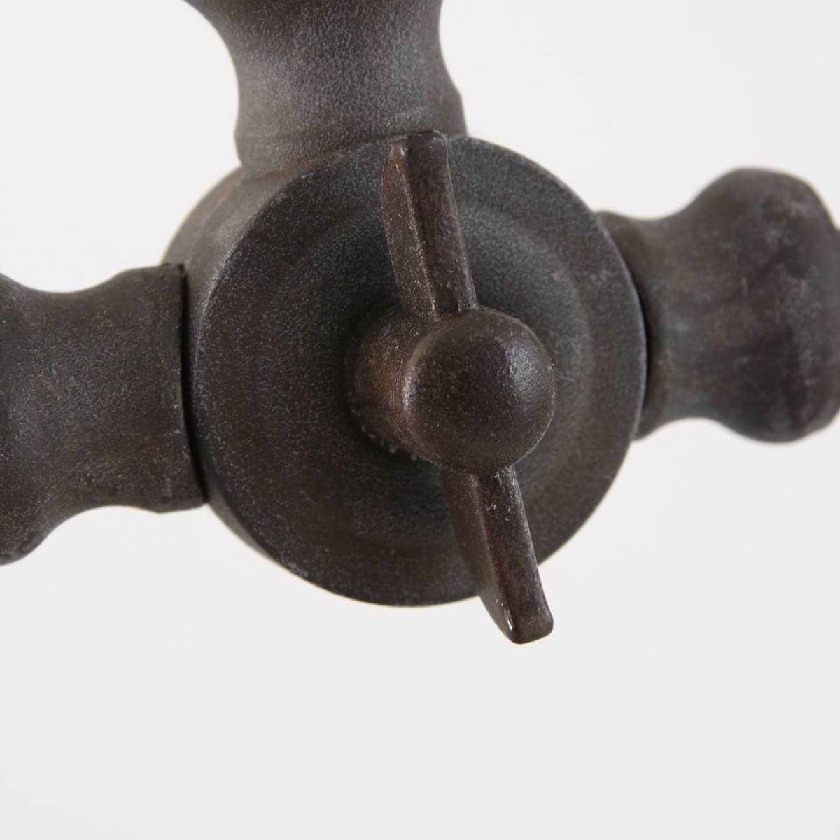 industriële hanglamp 1-lichts Metaal MEXLITE - 7636B - Industrie lamp - Industrie Hanglamp - Mexlite - Alta - Industrieel - Landelijk - Bruin - Verweerd bruin - Metaal Glas