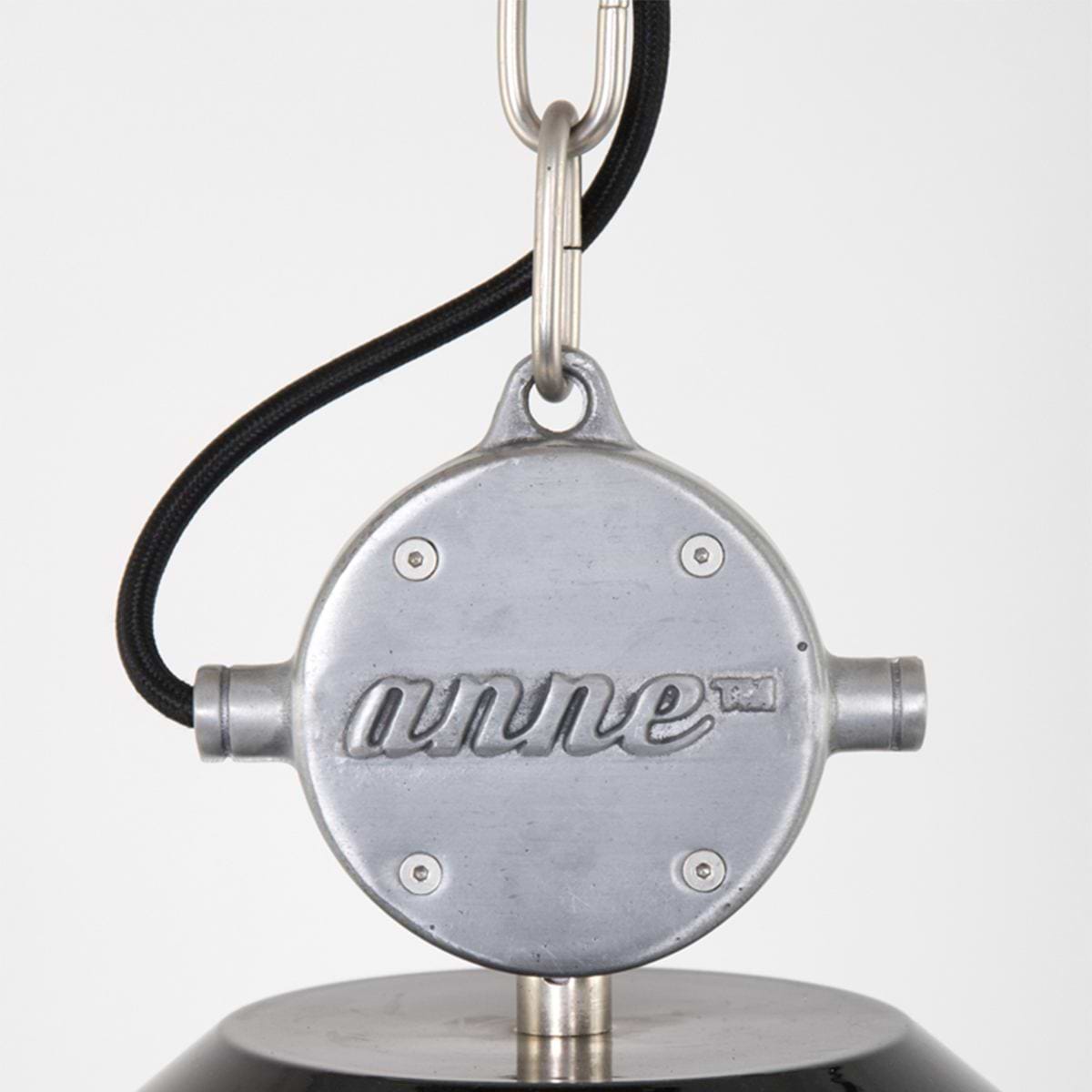 industriële hanglamp 1-lichts Metaal  ANNE LIGHTING - 7696GR - Industrie lamp - Industriële hanglamp - Anne Lighting - Frisk - Industrieel - Trendy - Grijs Grijs- Metaal