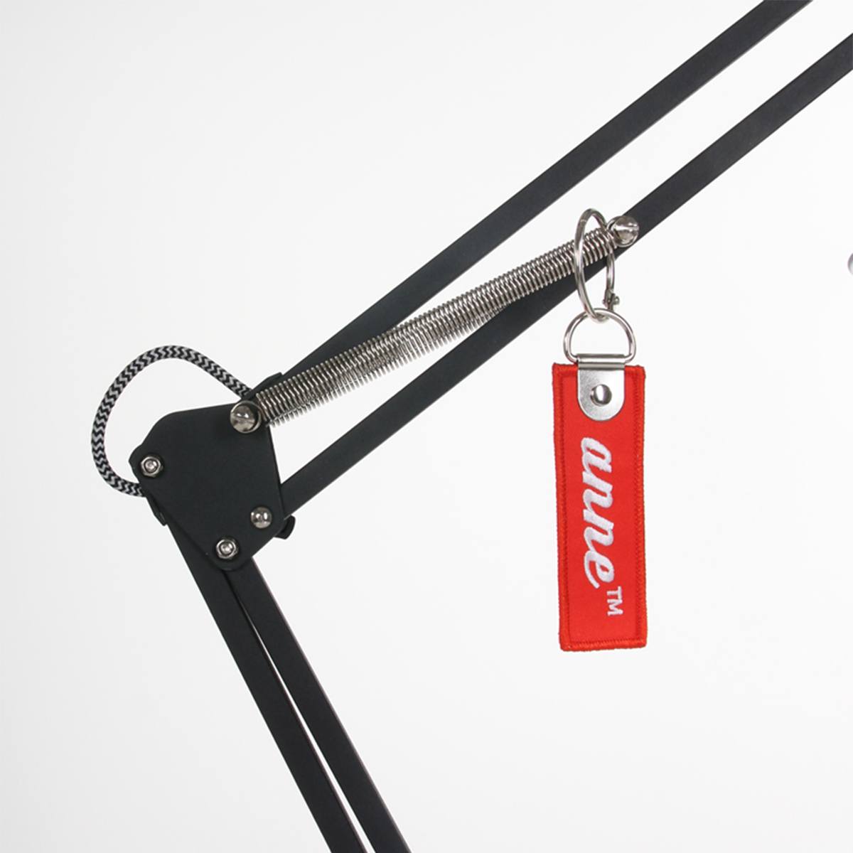 Industriële tafellamp - industriële bureaulamp -  1-lichts Knik ANNE LIGHTING - 7702ZW - Industriële tafellamp - industriële bureaulamp - - Bureaulamp- Anne Lighting- Zappa- Industrieel - Trendy- Zwart  Mat zwart- Metaal