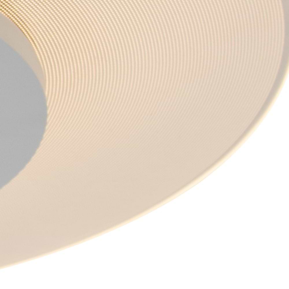 Plafondlamp- plafonnier- 36cm STEINHAUER - 7798W - Plafondlamp- Steinhauer- Lido- Modern- Wit  - Glas