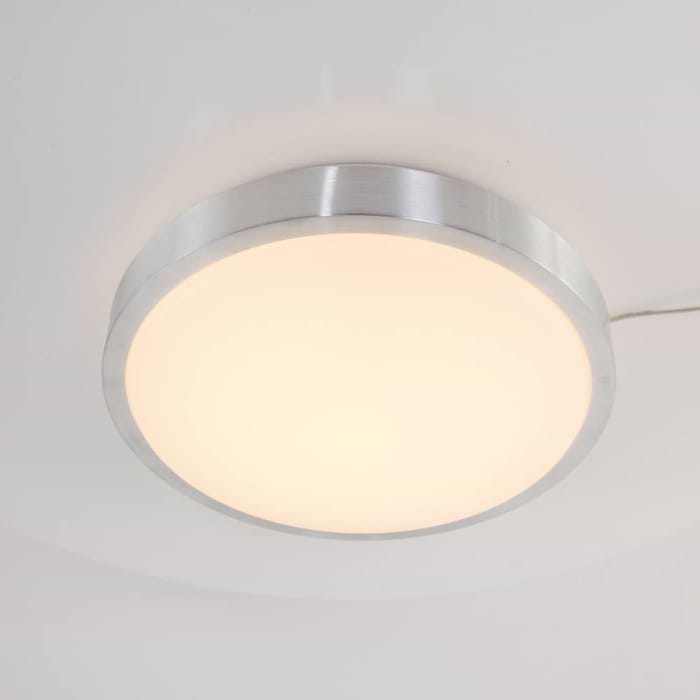 Plafondlamp- plafonnier- rond met rand 18W 30cm STEINHAUER - 7831ST - Plafondlamp- Steinhauer- Plafondlamp- Modern- Staal  - Metaal Kunststof