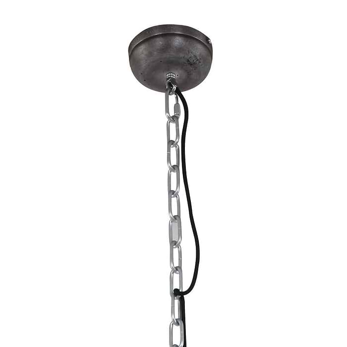 industriële hanglamp 1-lichts 52cm STEINHAUER - 7834ZW - Industriële hanglamp - Industrielamp - Steinhauer - Bikkel XXL - Trendy - Industrieel - Zwart - Metaal Glas