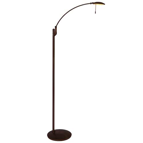 Vloerlamp 1-lichts LED STEINHAUER - 7862BR - Vloerlamp- Steinhauer- Zenith LED- Modern Klassiek- Brons  Brons- Metaal