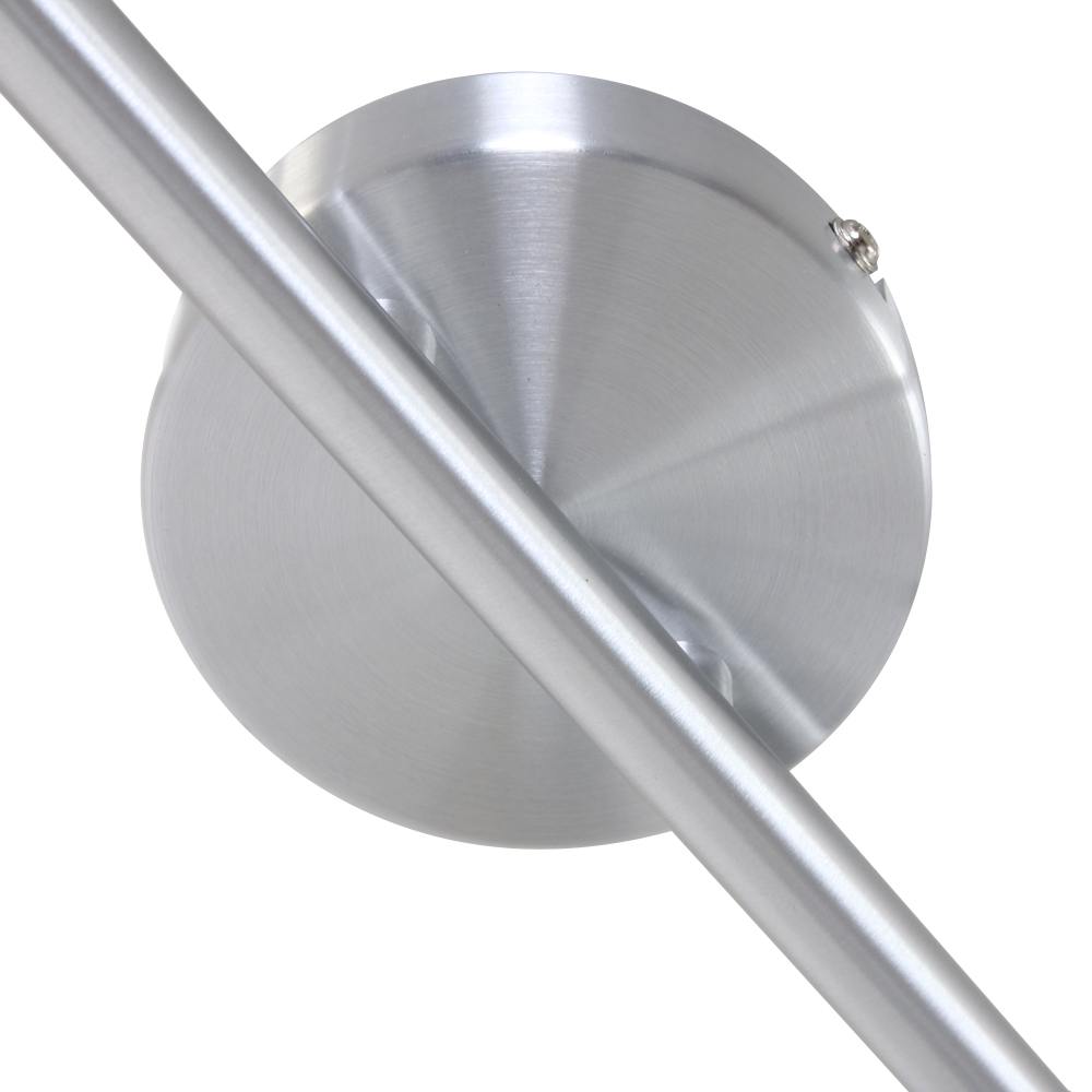 Moderne design opbouw spot 4-lichts - plafondlamp - staal. Spot LED -6618st- STEINHAUER - 7904ST - Plafondlamp - Spots - Steinhauer - Natasja LED - Modern - Staal - Metaal