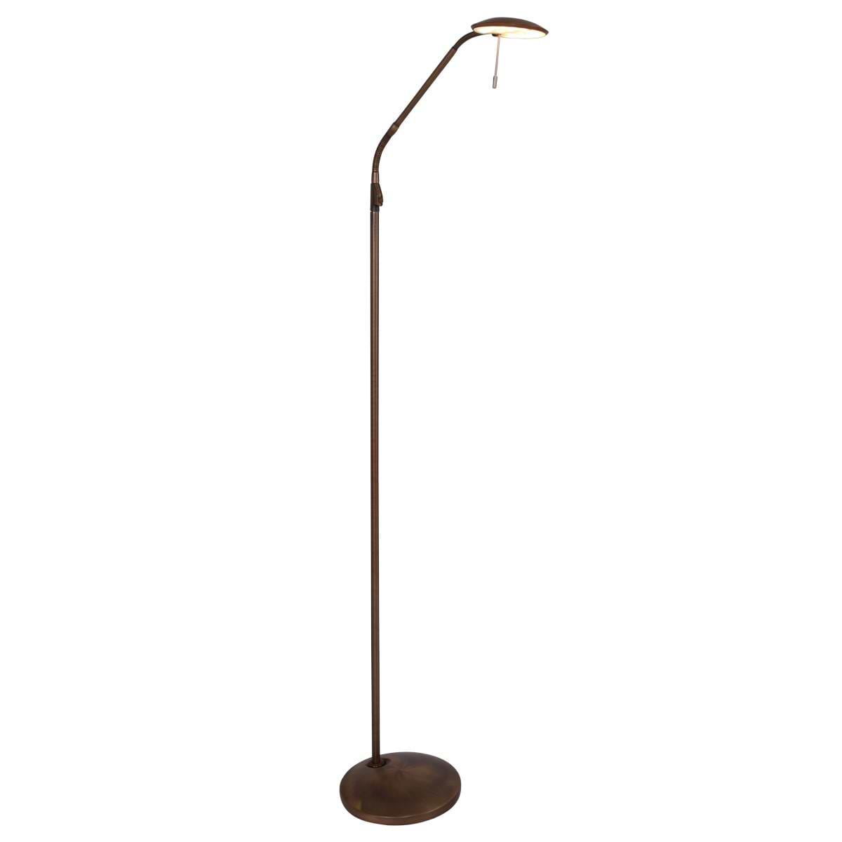 Vloerl 1-lichts LED STEINHAUER - 7910BR - Vloerlamp- Steinhauer- Zenith LED- Klassiek- Brons  - Metaal