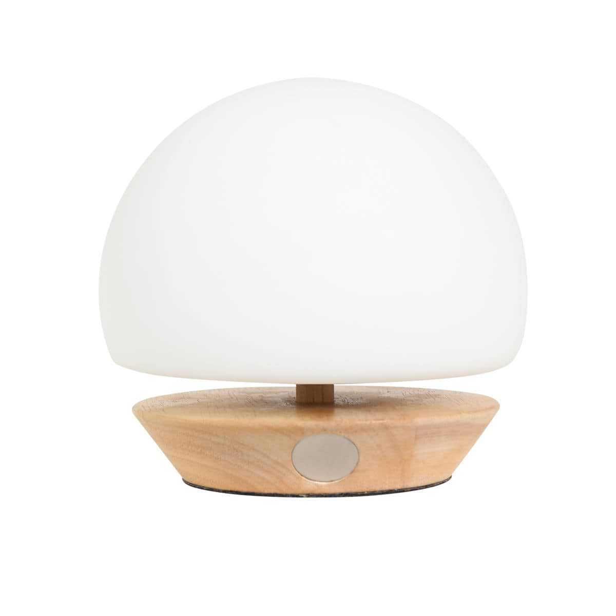 Tafellamp 1-lichts glas LED, beuken en wit, Ancilla, Steinhauer - Afbeelding 8
