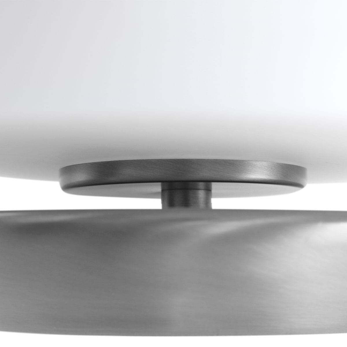Tafellamp 1-lichts Glas LED -6875st- STEINHAUER - 7932ST - Tafellamp- Steinhauer- Ancilla- Klassiek - Modern- Staal Wit - Metaal Glas