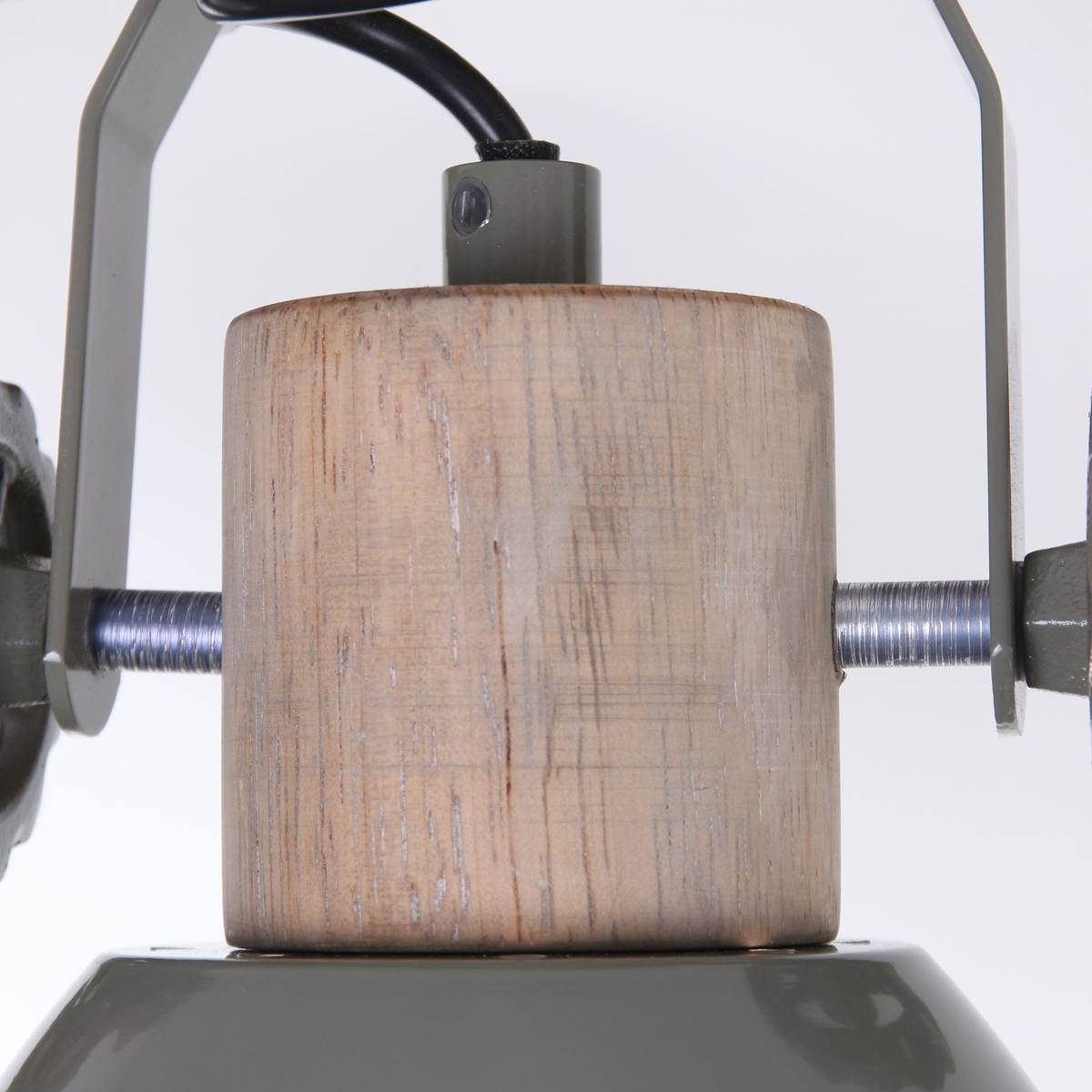Spot 2-lichts, opbouw, landelijk, industrieel, plafondspots, Spot 2-lichts E27 MEXLITE STEINHAUER, 7969G, Industriële plafondlamp, Spots, Mexlite, Gearwood spot, Trendy, Groen - Afbeelding 11