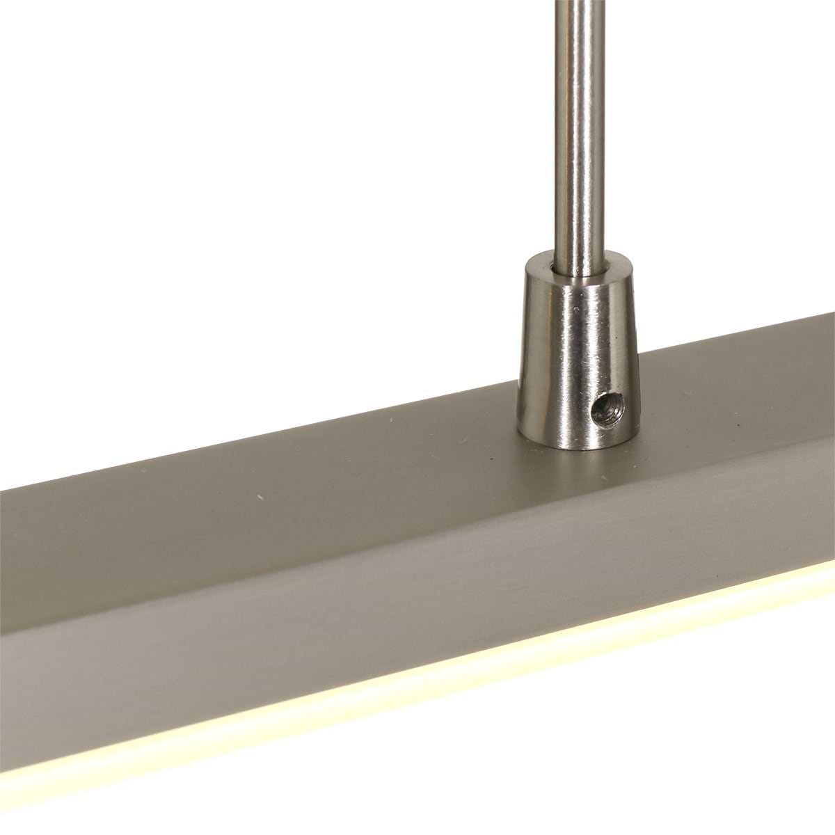 Hanglamp Zelena 150 STEINHAUER - 7971ST - Hanglamp- Steinhauer- Zelena- Modern- Staal  staal geborsteld-