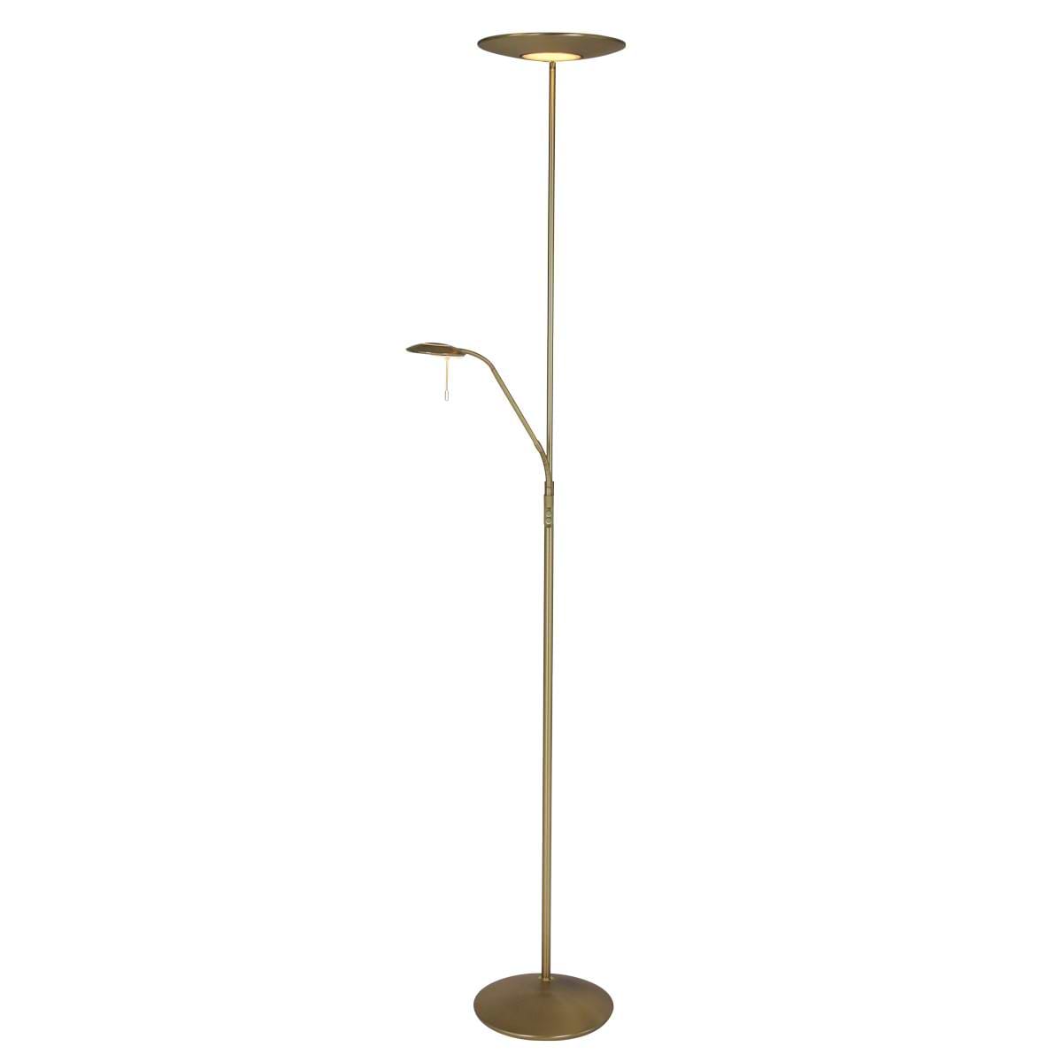 Vloerlamp 2-lichts Zenith flex STEINHAUER - 7972BR - Vloerlamp- Steinhauer- Zenith LED- Klassiek- Brons  brons geborsteld-