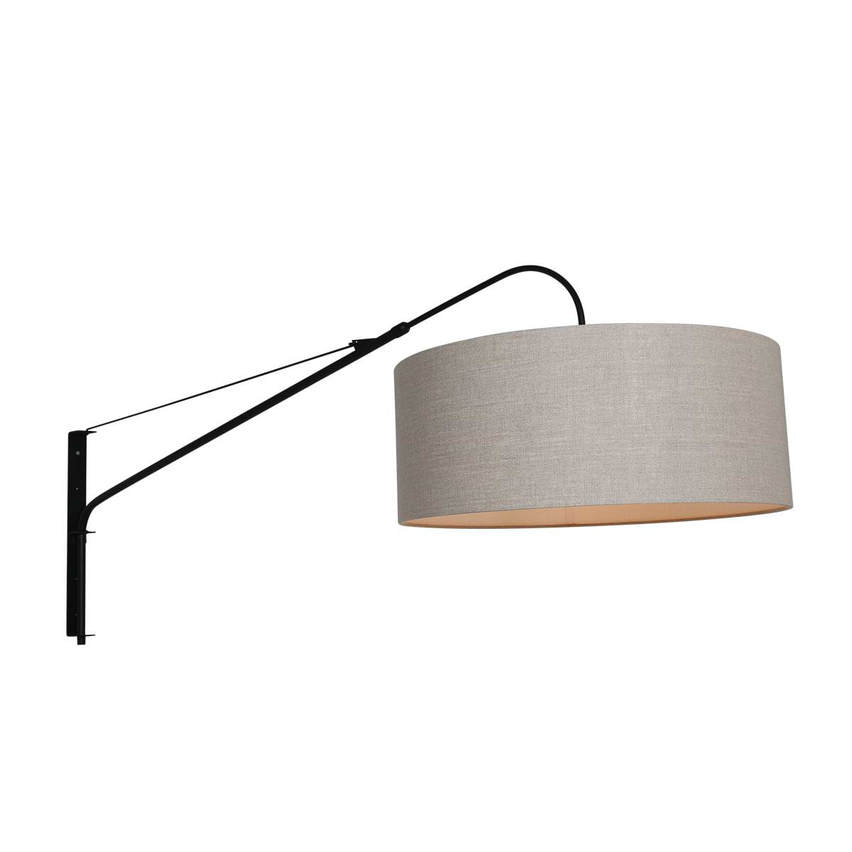 Vloerlamp Gramineus 9720 staal, kap linnen grijs STEINHAUER - Afbeelding 7