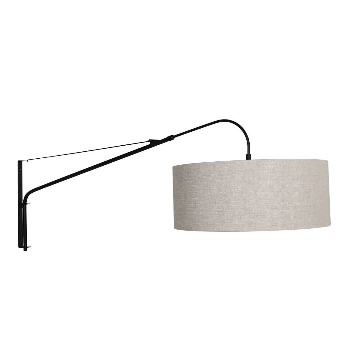 Vloerlamp Gramineus 9720 staal, kap linnen grijs STEINHAUER - Afbeelding 8