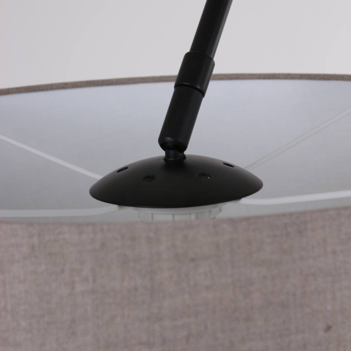 Wandlamp 1-lichts switch (armatuur)+Plexi bal 320 - E27 smoke - STEINHAUER