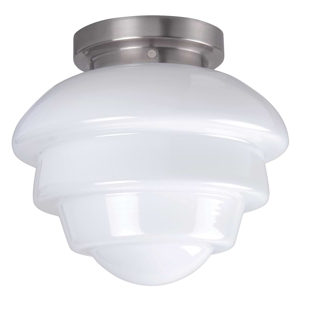 Glas Oxford 25 cm -  Opaal - Serie Oxford - Lampen glas - High Light - G185300