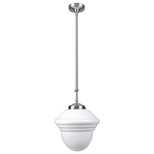 Plafondlamp - plafonnier -  Plafond armatuur inclusief glas  Leeds 30 cm -  Opaal - Serie Leeds - Lampen Plafondlamp - plafonnier -  Plafond armatuur inclusief glas High Light - G185700