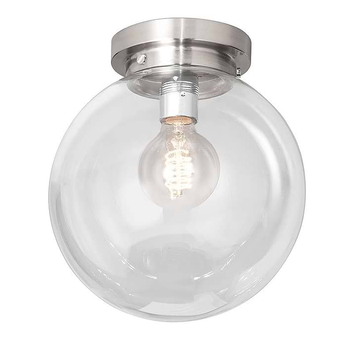 Glas Globe 25cm -  Helder - Serie Globe - Lampen glas - High Light - G186020