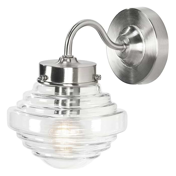 Plafondlamp - plafonnier -  Plafond armatuur inclusief glas  York 15 cm -  Helder - Serie York - Lampen Plafondlamp - plafonnier -  Plafond armatuur inclusief glas High Light - G187020